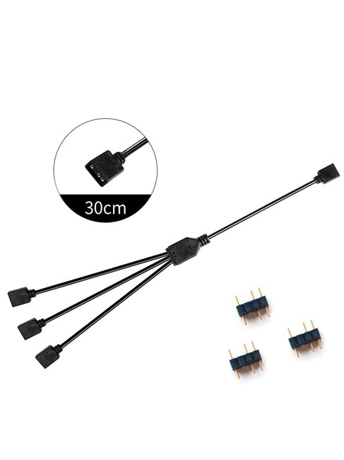 Удлинитель/Разветвитель A-RGB 5v3pin 1 в 3 52 - фото 2920