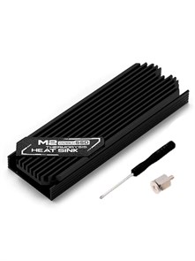 Радиатор для SSD M.2nvme 2280 аллюминиевый черный 98