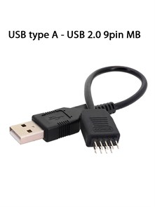 Переходник USB type A - USB 2.0 9pin 893
