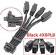 12VHPWR удлинитель с переходом на четыре разъема ATX 2.0 с углом тип Б 619 - фото 4987